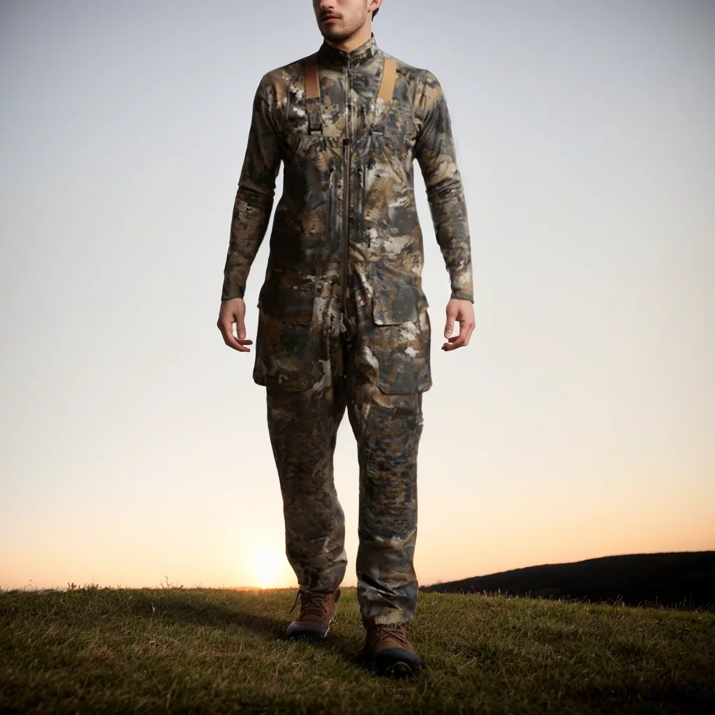 Hunting Trousers Hifad Men's Hudson hunting suit camouflage trousers hunting bib