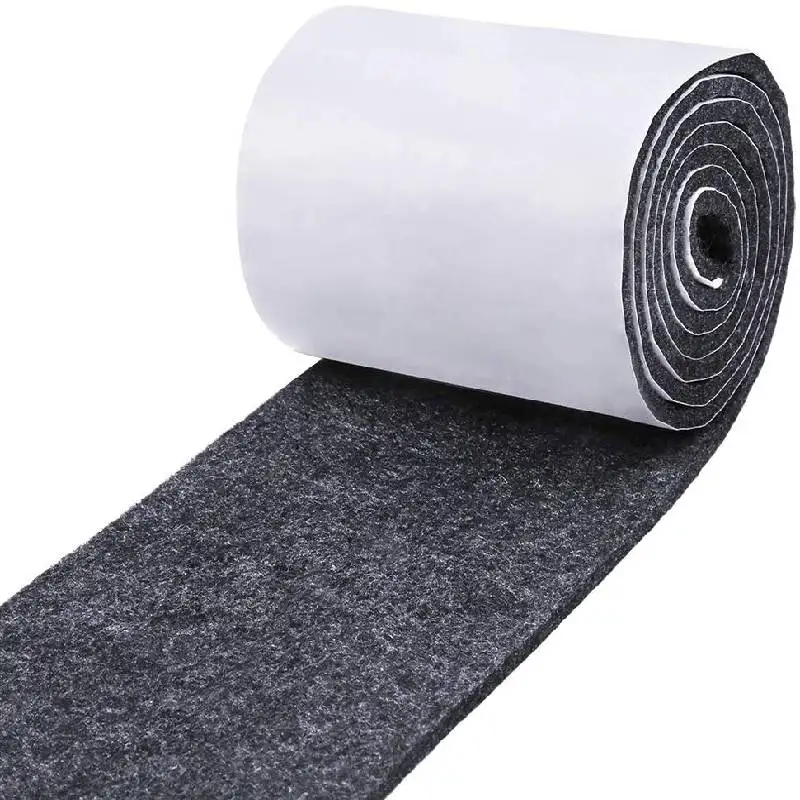 Furniture Pads Floor Protectors, 3 Rolls Self Adhesive Felt Tape Heavy Duty Felt  Strip Roll Floor Protector Pads Cut