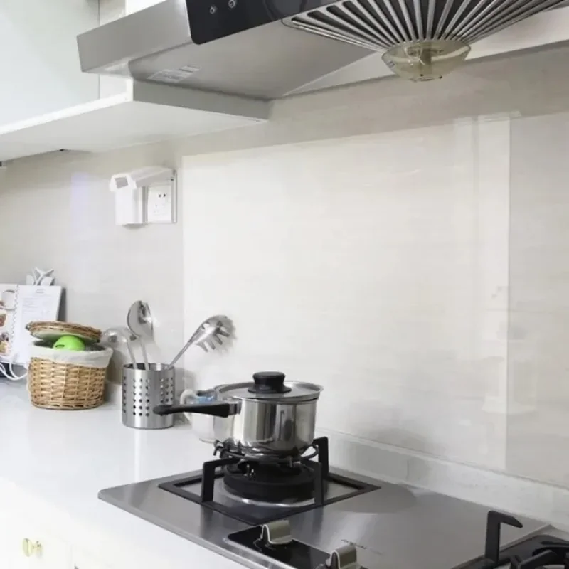 Description Picture 5 of itemOil Proof Wall Stickers Plastic Transparent Waterproof Heat-resistant Self Adhesive Film Wallpapers for Kitchen Home Decoration