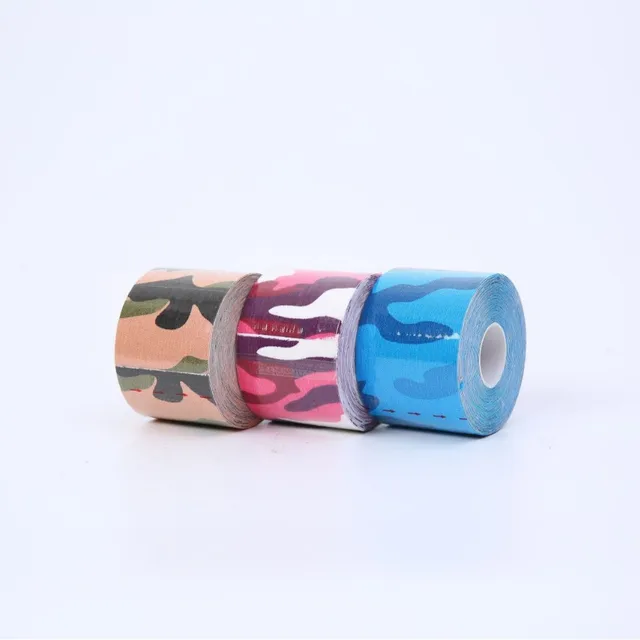 3-Color Camouflage Opp Bag-Packed Elastic Sports Protective Tape Kinesiology Tape Muscle Tape Chest Tape Lifting Tape Bandage 2