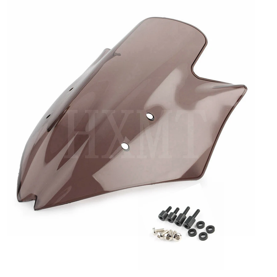 Dla Kawasaki ninja Z1000 2007 2008 2009 Z 1000 czarny motocykl szyby podwójne Bubble ekran fairing 07 08 09