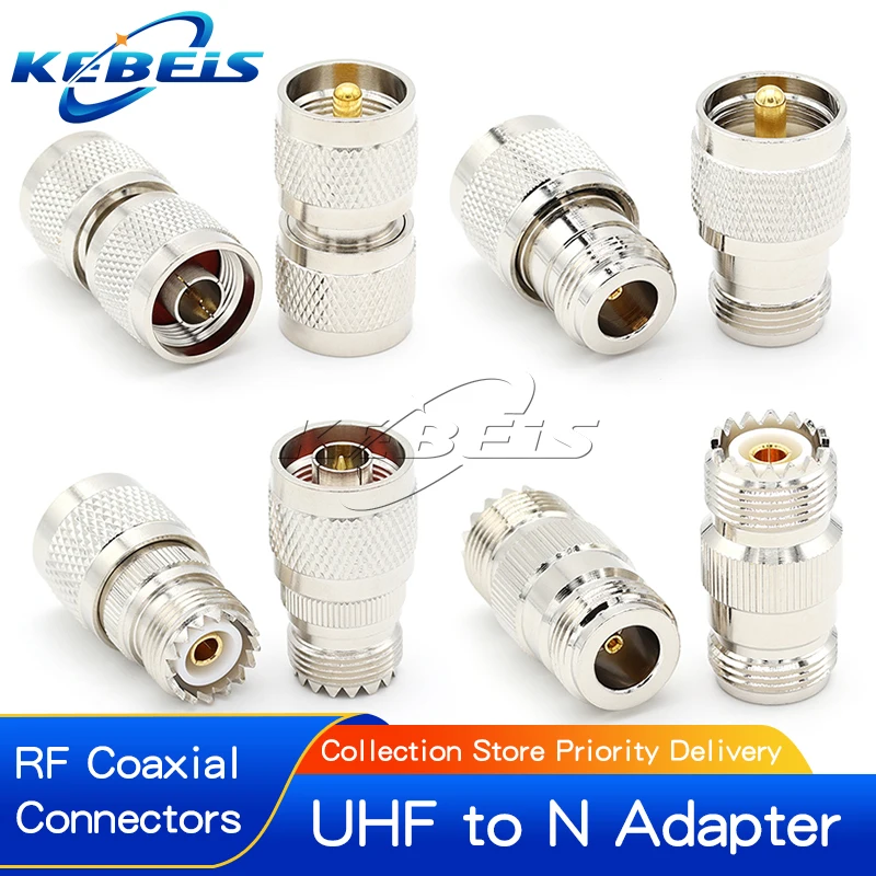 1 ชิ้น UHF ถึง N อะแดปเตอร์ SO239 PL259 UHF ชายหญิง N ประเภทชายหญิงตรงเชื่อมต่อ L16 N ถึง UHF RF Coaxial Connector 1