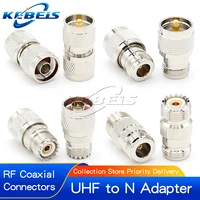 1 ชิ้น UHF ถึง N อะแดปเตอร์ SO239 PL259 UHF ชายหญิง N ประเภทชายหญิงตรงเชื่อมต่อ L16 N ถึง UHF RF Coaxial Connector 1