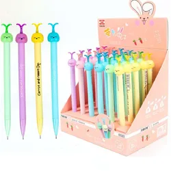 Crayon mécanique lapin 0.5/0.7mm, 4 pièces, crayons Kawaii en plastique radis automatique pour enfants cadeaux fournitures de papeterie scolaire pour étudiants 