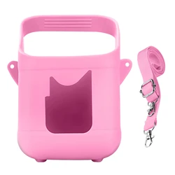 Silicone Protective Case with Easy Carry Handle and Soft Anti - Slip Sleeve (Pink)