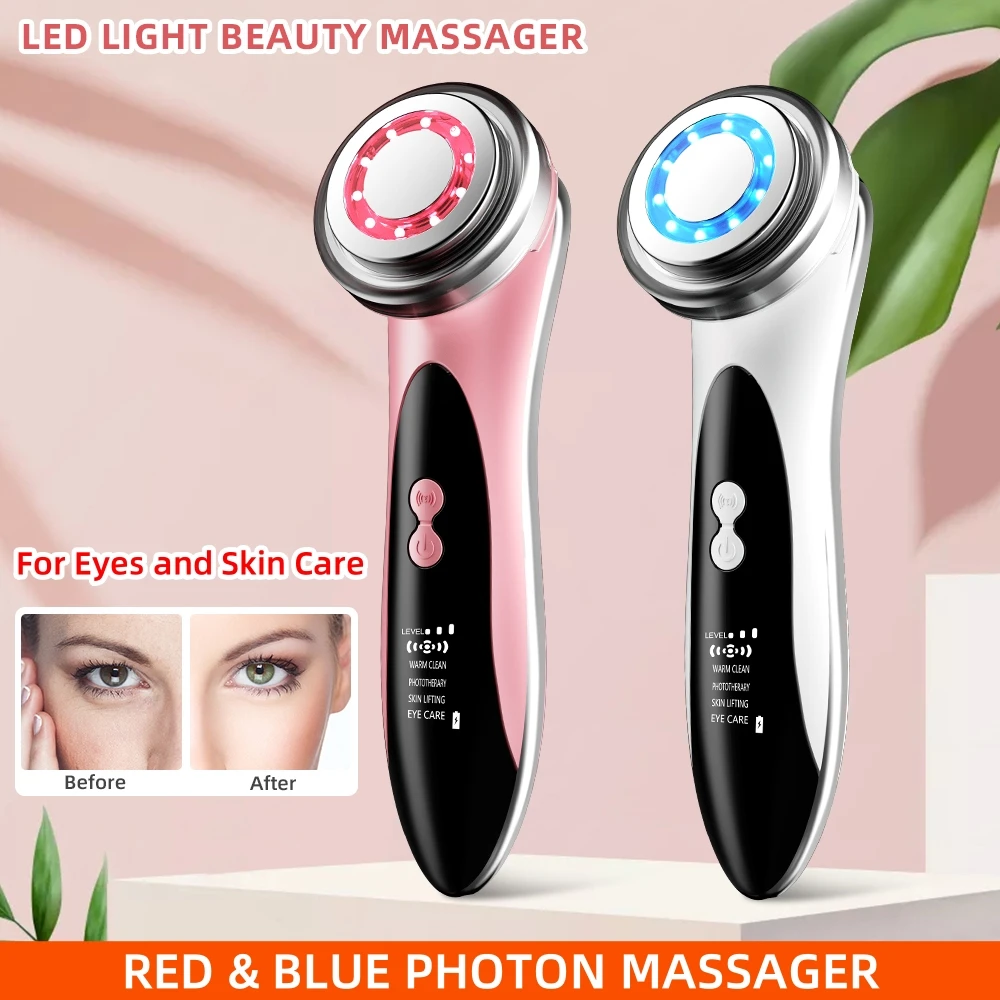 EMS High Frequency Massager Electric Facial Lifting Machine Clean Face Skin Rejuvenation Lifting Tighten Perfect Gift for Women