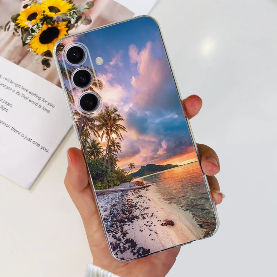Stylish 2024 Painted Soft Silicone Phone Case