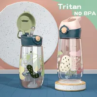 Transparente Trinkflasche