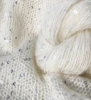 Lotus Yarns Bordeaux Polyester & Sequin Blend Yarn, Fluffy Shiny Yarn for Hand Knitting & Crochet Pullovers, Cardigans, Craft 1