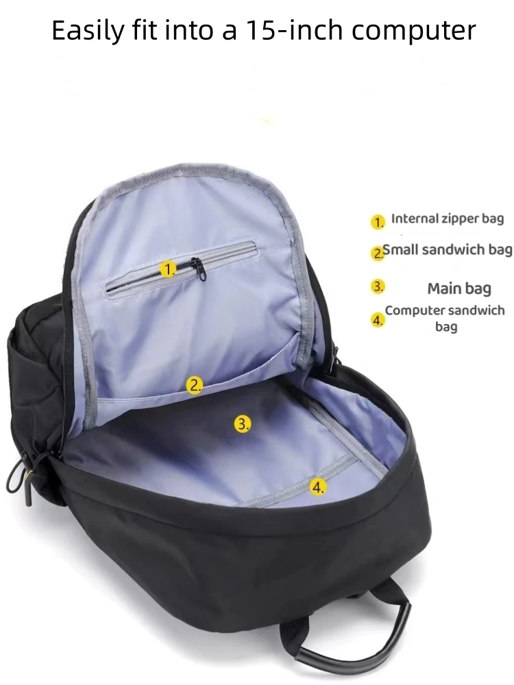 Backpack Large Capacity Men's Outdoor Package Student Backpacks Leisure Travel Laptop Bags Business Trip Bag