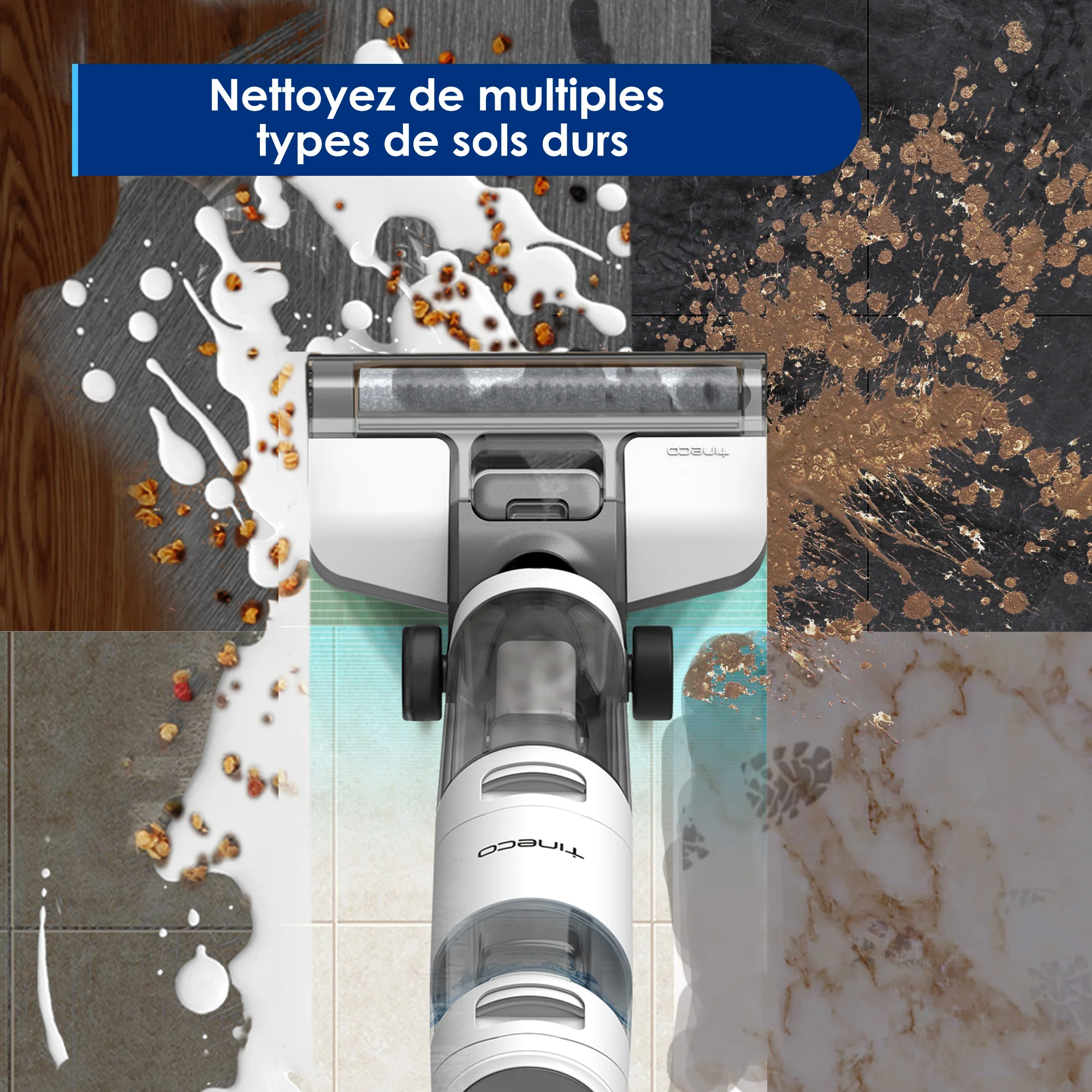 Tineco iFLOOR 3 Breeze Plus 湿式乾式掃除機 コードレス床クリーナー