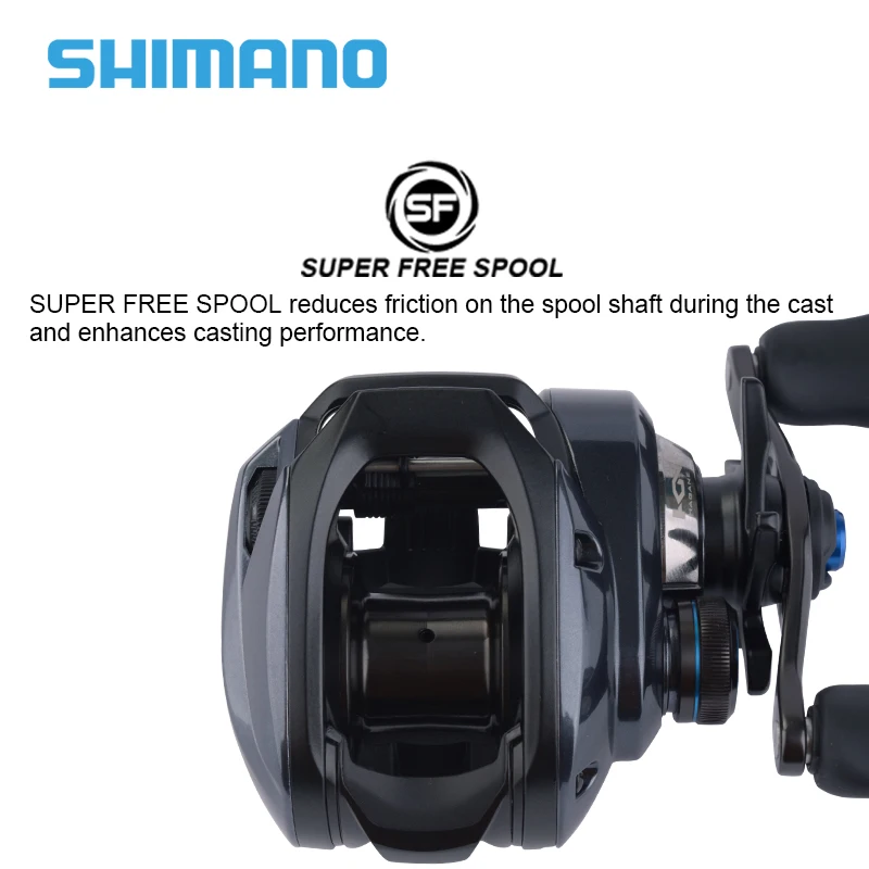 2023 NEW SHIMANO SLX DC Baitcasting Fishing Reel 6+1Ball Bearings