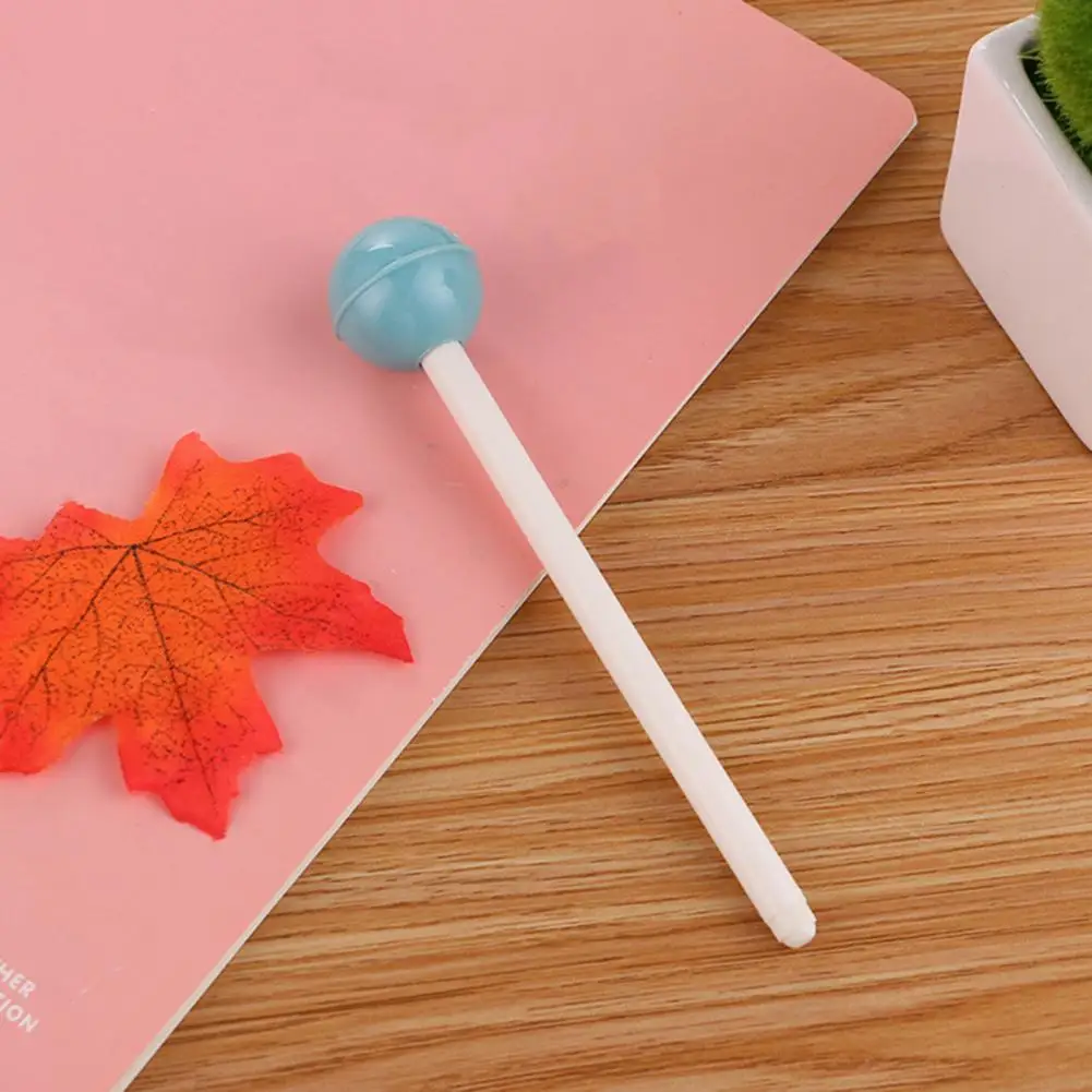 Novel Sunflower Design Pen Gel Pen Comoda Presa Vibrant 0.5Mm Penne Gel Set Fine Point Lollipop Ink Writing For School