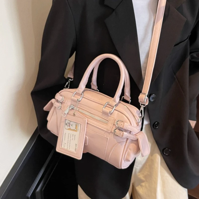 Stylish Design Glossy PU Sqeare Shoulder & Crossbody Bags Solid Zipper Hot Trendy Designer Style Handbags for Women 2026 New