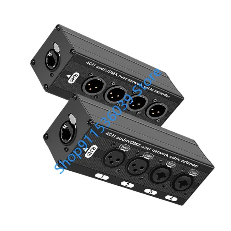 RJ45를 통한 라이브 이벤트 DMX512용 45BB RJ45 4 XLR 어댑터 사운드 전송