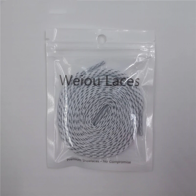 Weiou 7MM 3M-Reflective Flat Laces Night Running Strings Eye-Catching Neon Sneakers Shoelaces Cheaper Selling 30 Pairs In Bulk