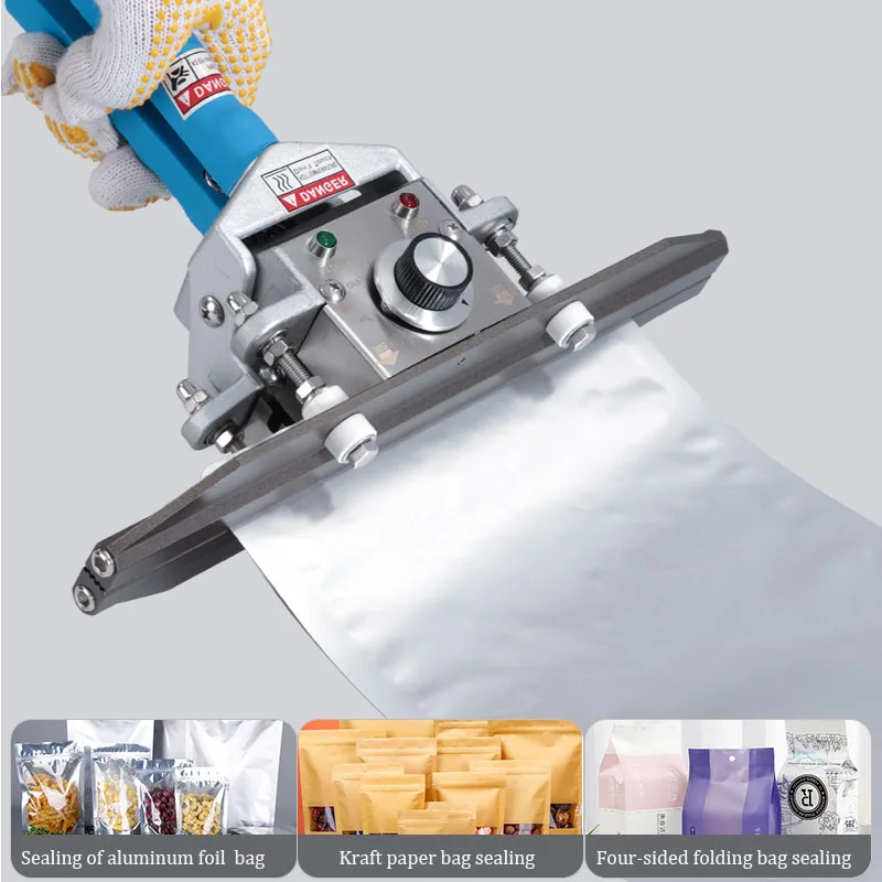220V110VHandHeldImpulseSealerAluminumFoilBagSealingMachine