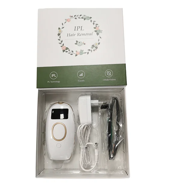 990000 Flashes Laser Hair Removal Epilator For Women Household Mini Electric Depilador a Laser Multifunction IPL Laser Epilator White(Box)