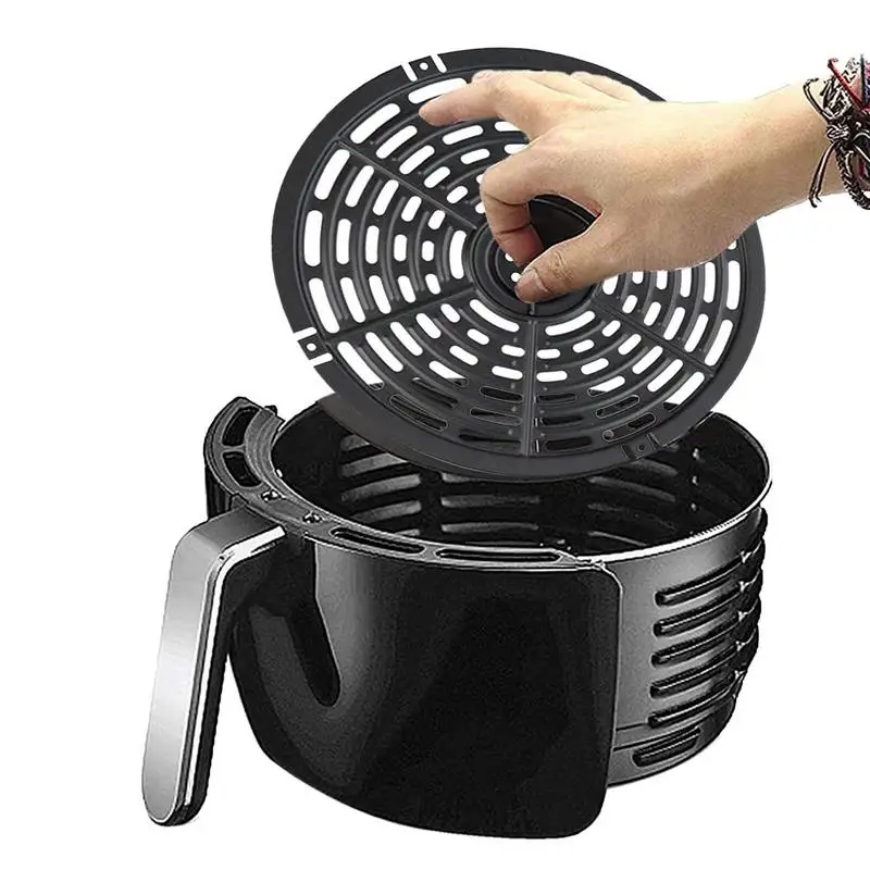 

Air Fryer Grill Pan Nonstick Air Fryer Rack Replacement Round Grill Liners Air Fryer Accessories For Grilling BBQ Meat Fish