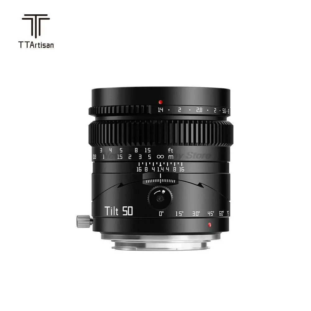 Ttartisan Tilt 50Mm F1.4 Obiettivo Con Cornice Completa Obiettivo Verticale Manuale Per Sony Fuji Nikon Canon Panasonic S1 Sigma Fp Fotocamera Mirrorl