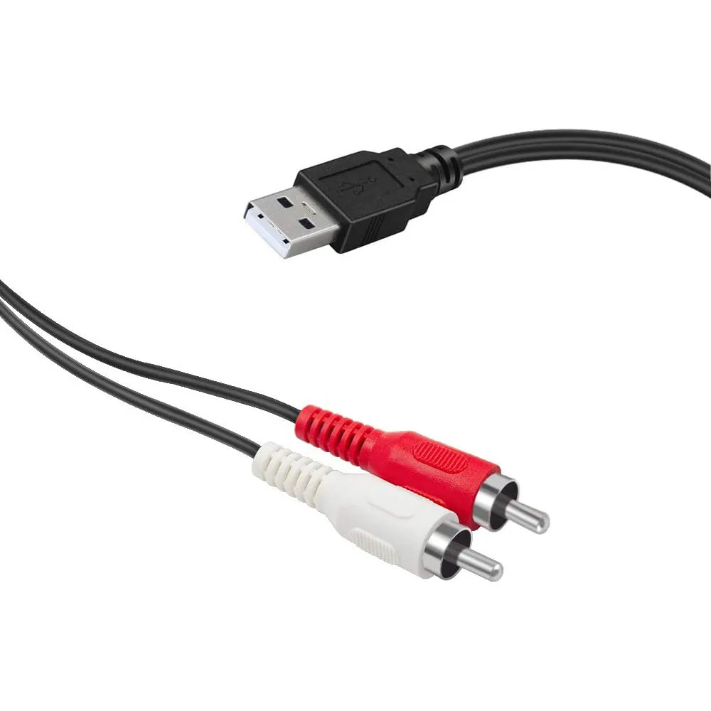 USB-RCA ̺, USB 2.0 -2 RCA   AV/V , ķڴ  ĸó ī ø  ̺, TV/Ma