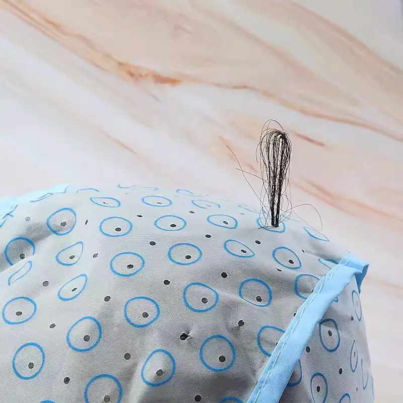 1/3Pcs 헤어 하이라이팅 프로스팅 캡 헤어 염색 캡 플라스틱 후크가 있는 일회용 하이라이트 염색 모자 미용 컬러링 도구