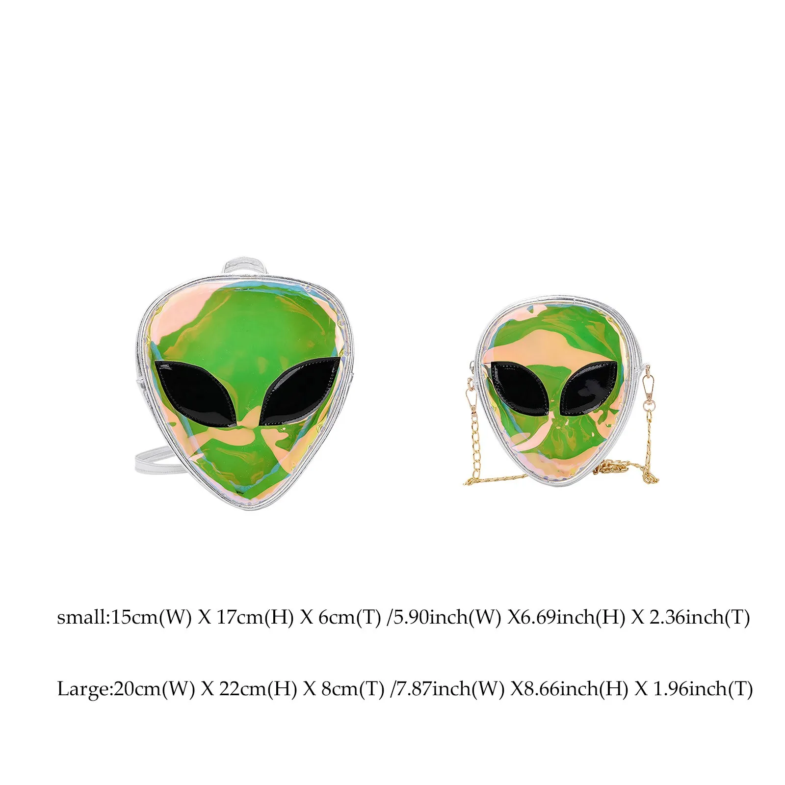 Bags For Women Trendy Women Children Alien Transparent Jelly Bag Shoulder Bag Backpack Phone Bag Punching Bag For Kids 12-14 5