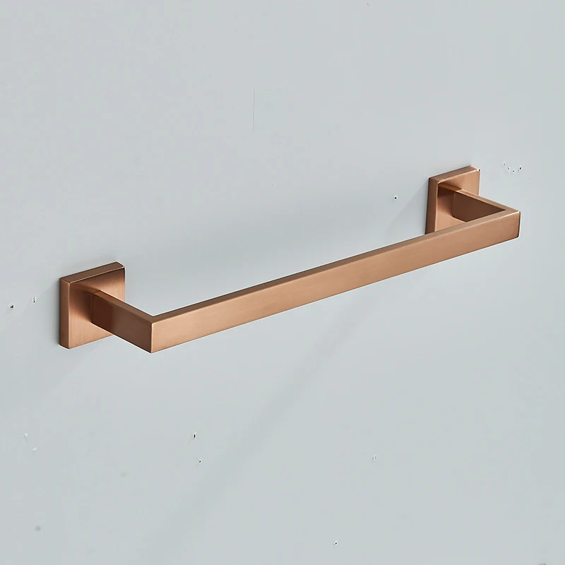 Description Picture 4 of itemBathroom Hardware Accessories Set Rose Gold Toilet Stainless Steel Wall Towel Bar Rail,Paper Holder and Hook Gold Bath Rack