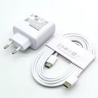 Зарядное устройство Samsung 45 Вт PD, адаптер для супербыстрой зарядки, кабель типа C для Galaxy S24 S23 S22 S21 S20 Note20 Ultra Z Flip Fold 6 5 4 3 2