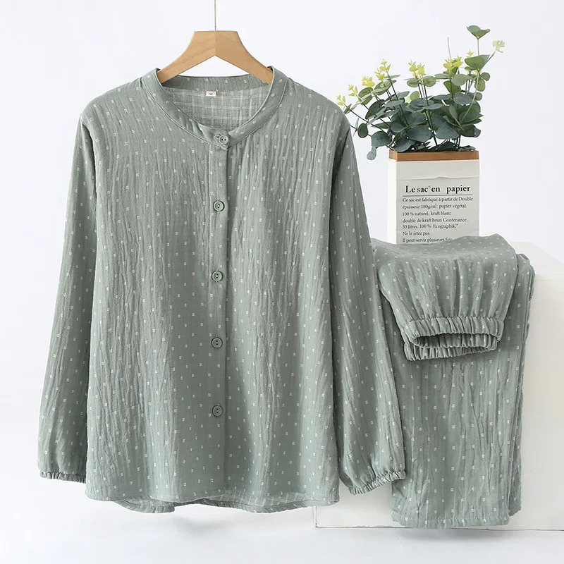 Pajamas For Couples Pijama Sets 2023 Autumn New Pure Cotton Sleepwear Suit Two-Piece Set Wedding Night Clothes Sleep Wear