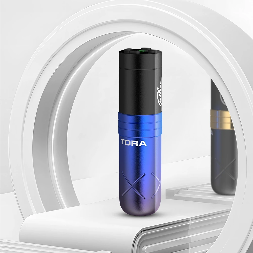 Filtro TORA Cartuccia wireless Macchina per tatuaggi Penna Kit per tatuaggi Batteria di alimentazione wireless 1600mAh LED per aghi per tatuaggio a cartuccia - immagine 6