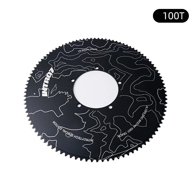 INTRO7 Fixed Gear Bike Crankset 70T 100T 170mm 144BCD Single