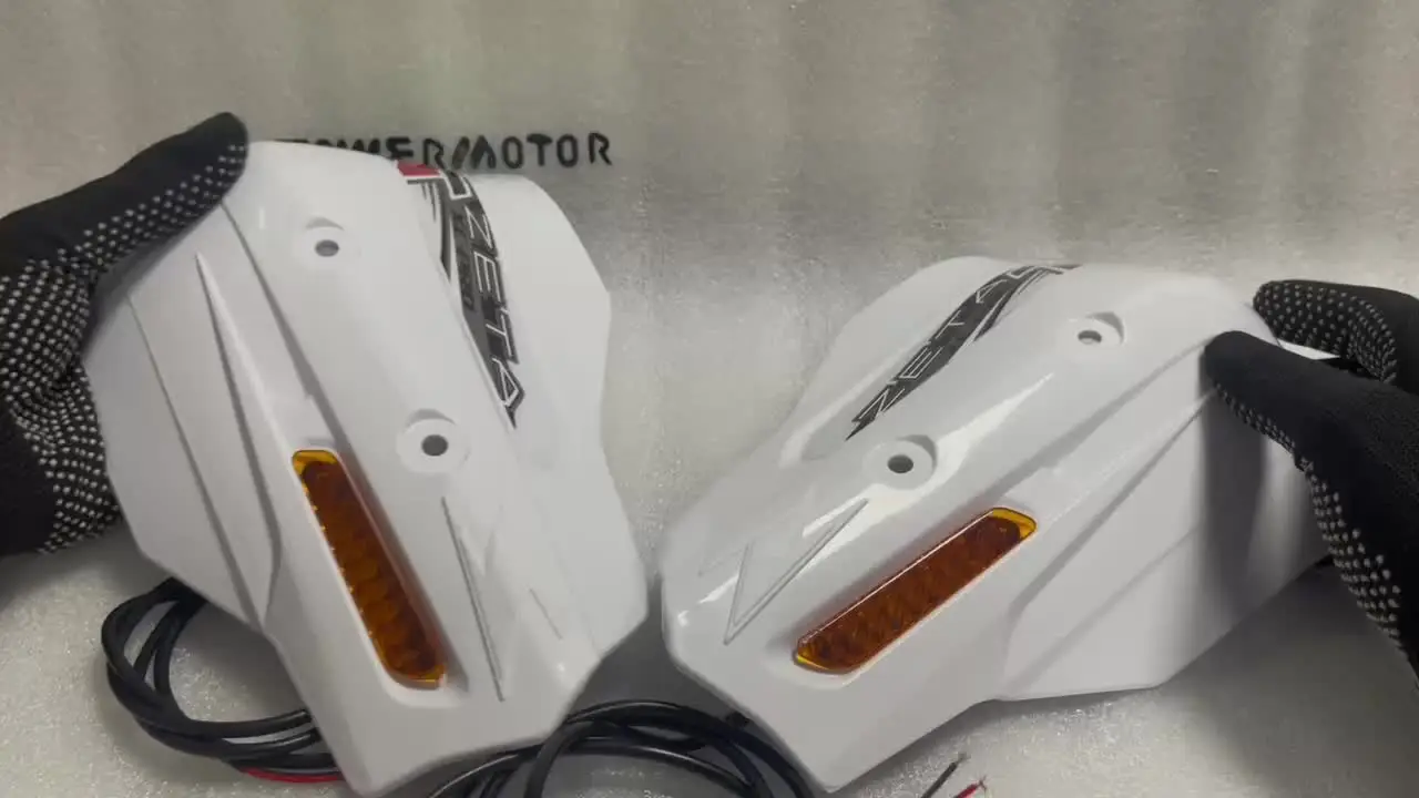 For ZETA Motorcycle Hand Guard with Mini Lamp Accessories For