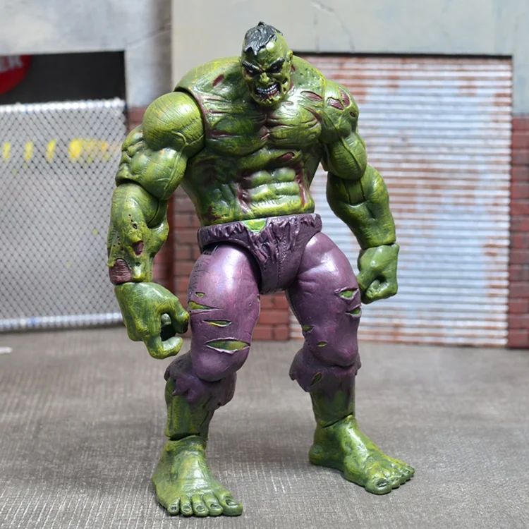 

Disney DST Marvel Select Marvel Zombies Hulk Robert Bruce Banner Doll Gifts Toy Anime Action Figures Model Collect Ornaments