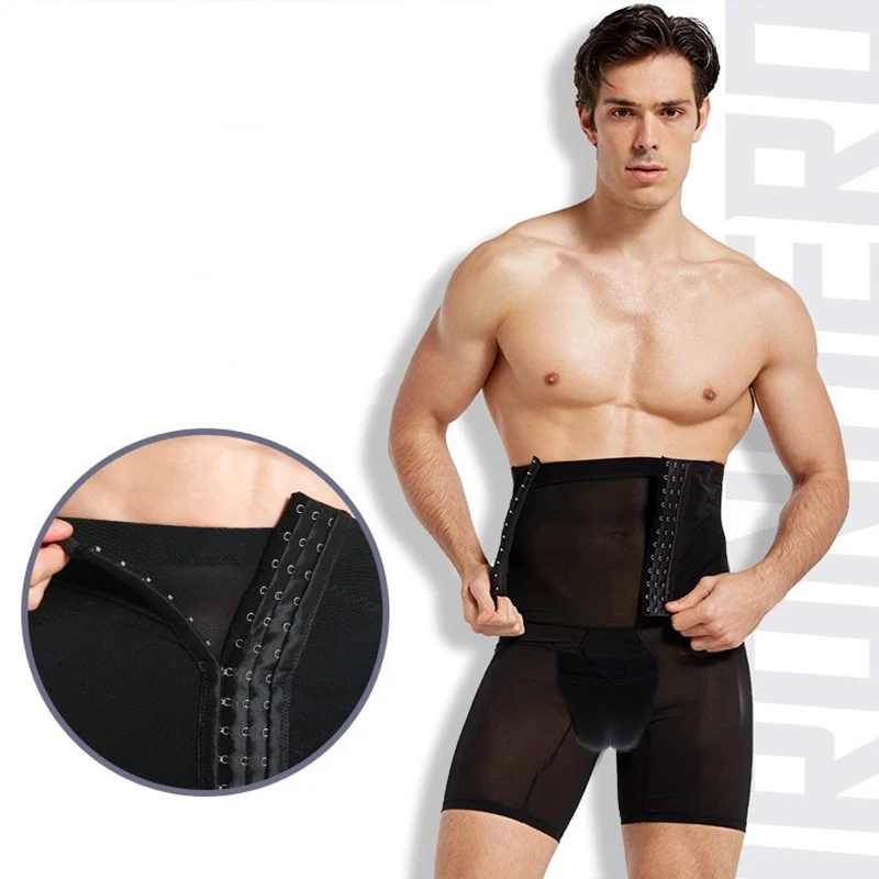 Mens Shapewear Tummy Control Shorts High Waist Girdle Boxer Briefs Tucking Gaff Crossdressing Underwear Camel Toe Panty