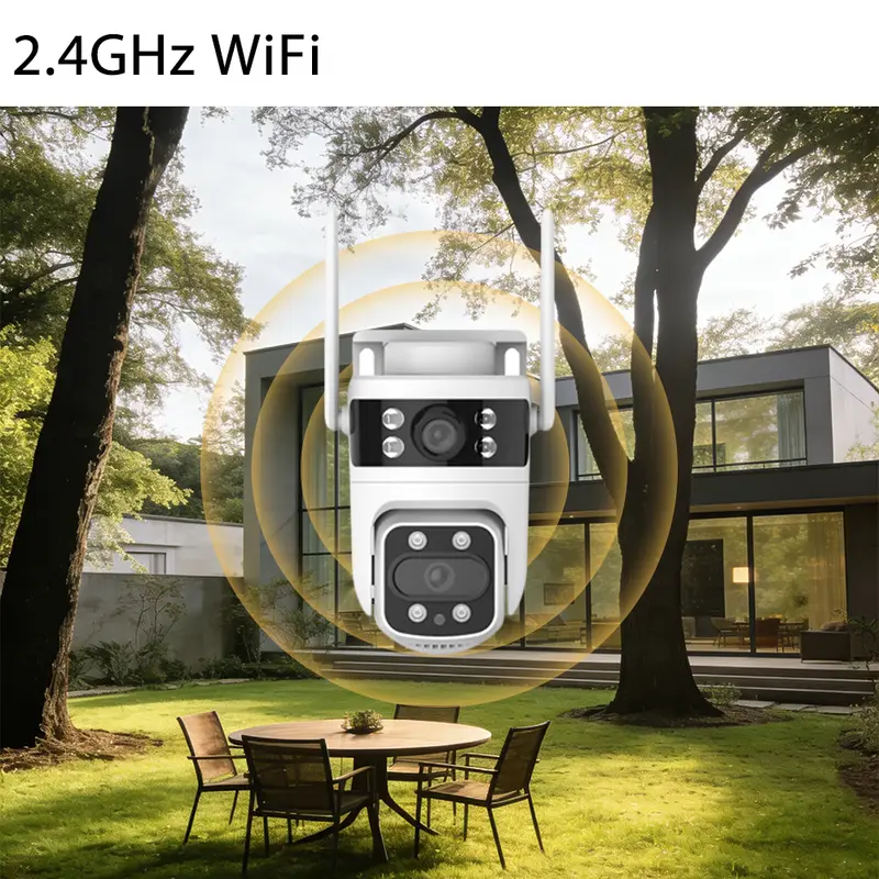 1-4pcs Y111 2K Dual Lens PTZ Outdoor Security Camera WiFi AI Human Detection Color Night Vision Two-Way Audio Smart Home Camera - Image 5