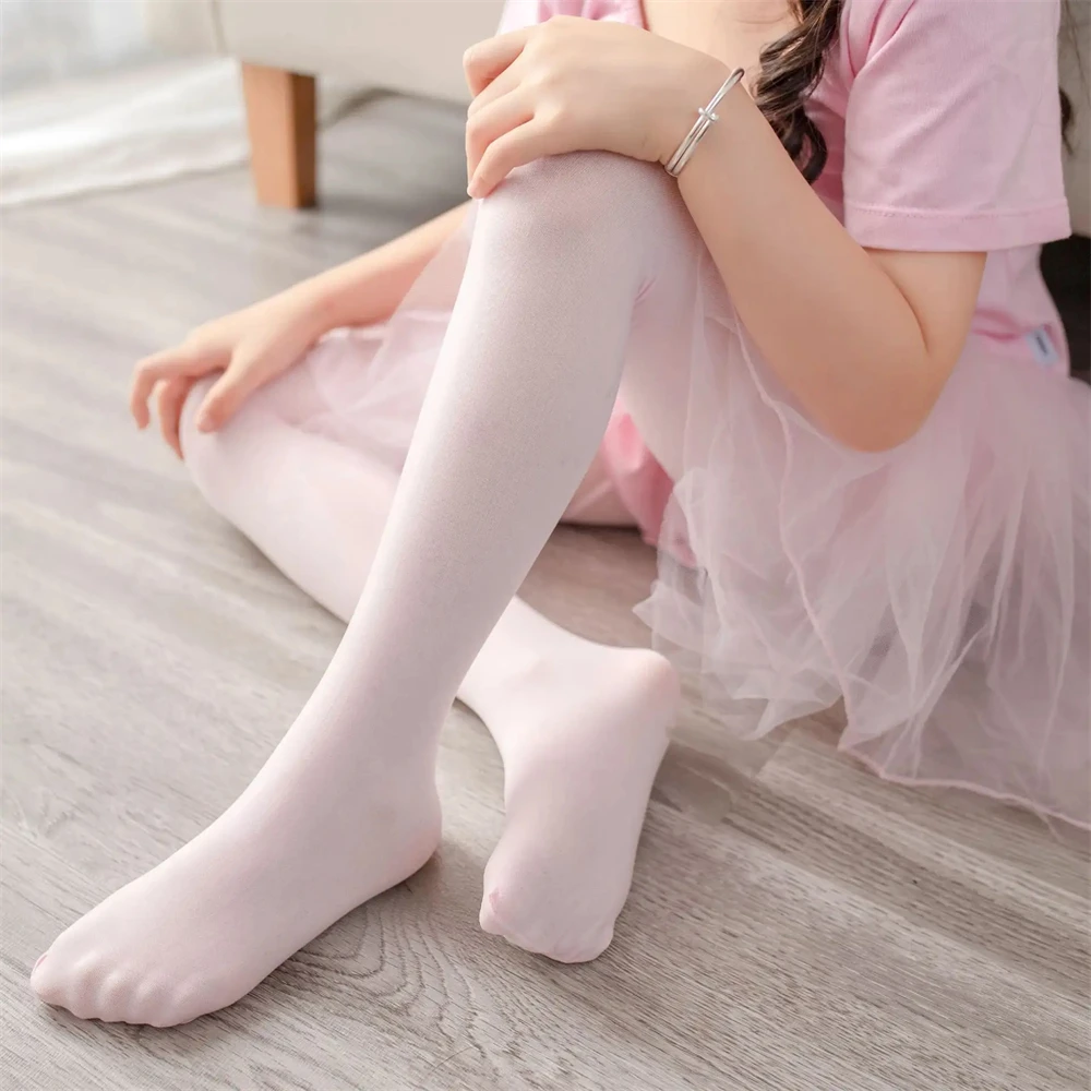 Description Picture 5 of itemKids Girls Dance Tights Ballet Dance Socks Pink Leggings Gymnastics Pantyhose High Quality Ballet Stockings