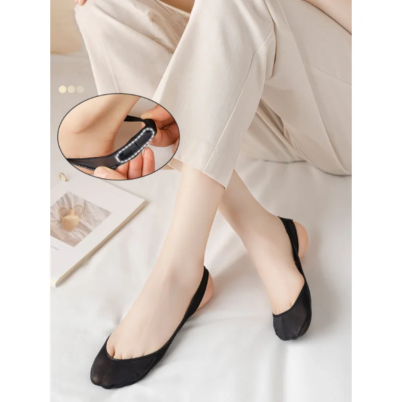 6 Paia Calzini Invisibili Donna - Antiscivolo Con Silicione, Taglia 34-39 - Foto 8