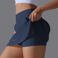 Outdoor Sports Yoga Skirt Badminton Tennis Skirt High Waist Breathable Sweat Skirt Active Athletic Yoga Fitness Skirt Short - Image 4