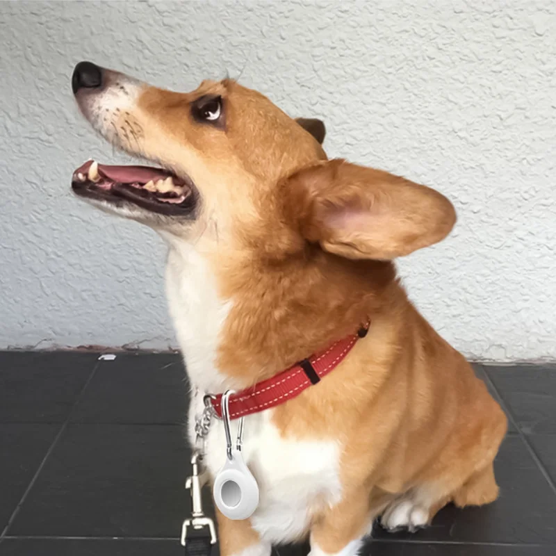 Protective Case with Carabiner for Airtag Shockproof Silicone Airtag Shell for Mobile Phone Pet Dog Anti-theft Locator Fundas