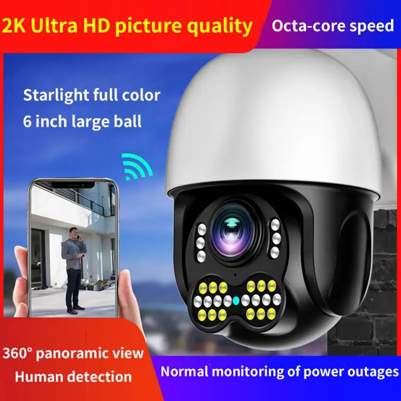 

F6 WIFI Camera Outdoor Waterproof Monitoring 3 Million High-definition Monitor Mobile Phone Remote Field Wireless Camera