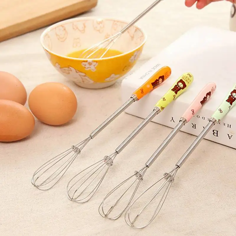 Mini Egg Beater Hand Small Whisk Coffee/milk Frother Whisk Stainless Steel  Wire Mini Balloon Whisk Metal Egg Tool For Baking - Egg Tools - AliExpress