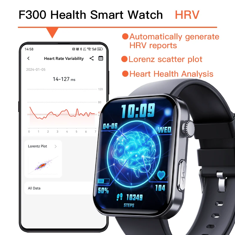 Smart watch blood glucose monitor blood test meter smart blood sugar watch 24h measurement of glucose blood pressure lipids uric acid ECG wireless Bluetooth smart APP