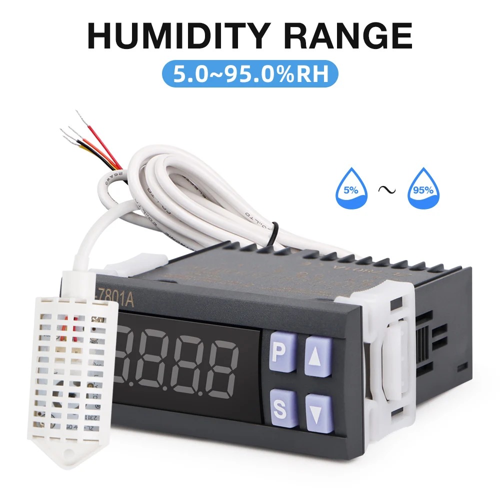 Incubator Controller Automatic 5.0~95.0%RH -20.0~60.0℃