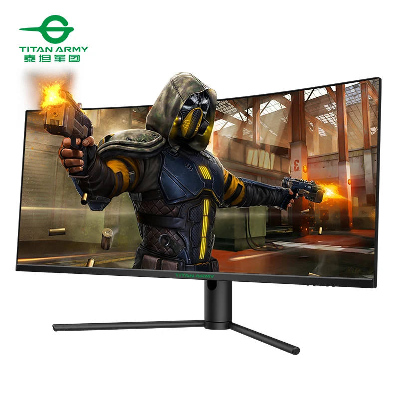 TITAN ARMY 34 inch fish screen 3440*1440 144Hz WQHD wide color gamut HDR400 1500R curved rotary lifting computer monitor C34CHR 6
