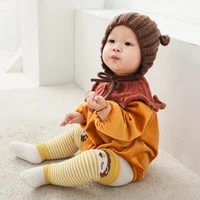 Autumn Winter Baby Leg Warmers Kids Knee Protector Thicken Cotton Leggings Toddler Kneepads Knitted Newborn Safety Crawling Sock 6