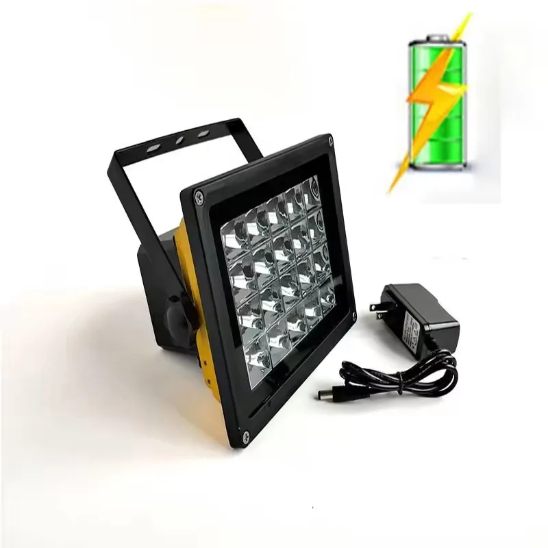 200W UV 경화 램프 395nm 365nm 405nm 그림자 없는 접착제 수지 경화용 형광 감지 모험용 휴대용 충전 램프