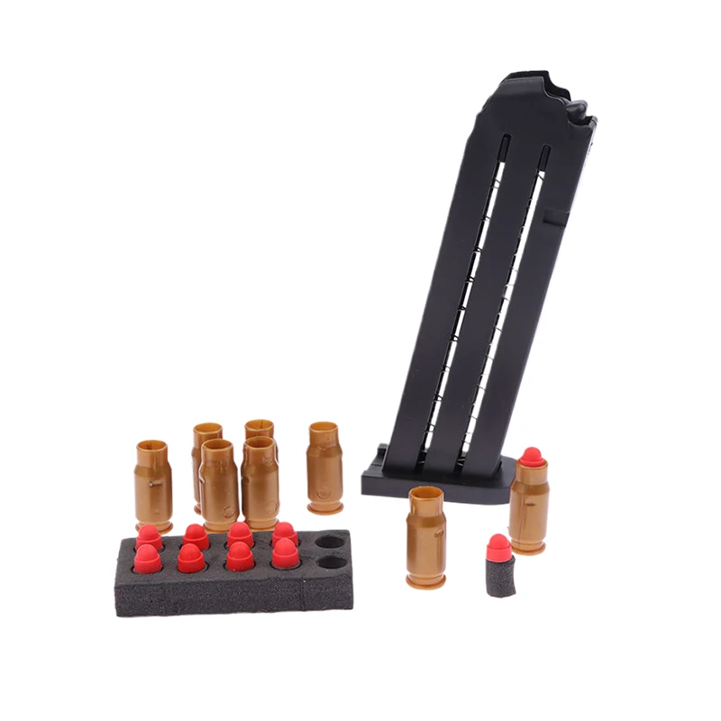 Soft Bullet For Glock/M1911/UPS/Desert Eagle Toy Gun 7mm Small Soft Bullet Cartridge Clip Accessories For Ejection Gun 6