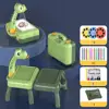 Multifunctional Projection Painting Storage Table Kids Toy Cartoon Drawing Board with Light Music Writing Pad Children Gift 6