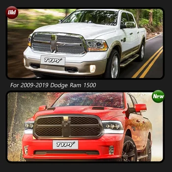 TYPY New LED Head Lamp Upgrade Modified For Dodge RAM 1500 Headlight 2009-2019 Dynamic Signal Head Lamp Auto Accessories